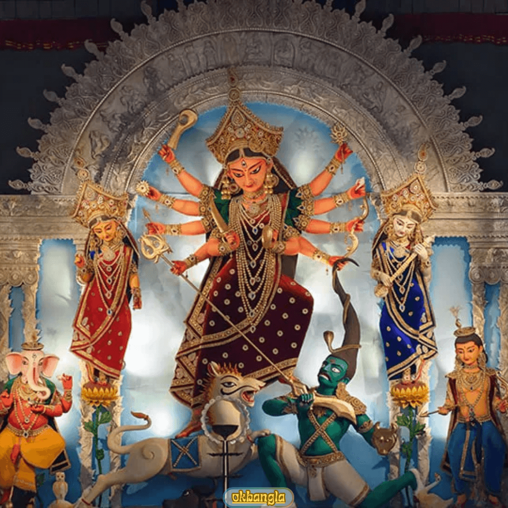 দেবী দুর্গা প্রতিমা বর্ণনা
