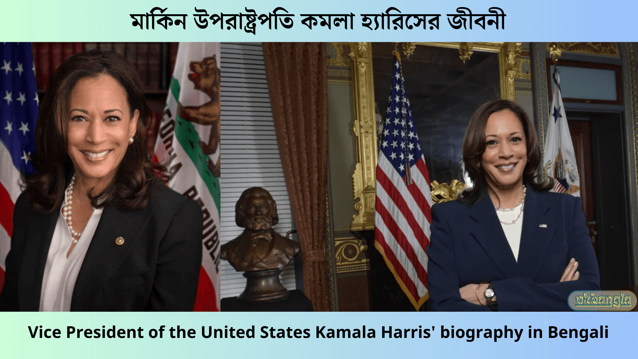 মার্কিন উপরাষ্ট্রপতি কমলা হ্যারিসের জীবনী, Vice President of the United States Kamala Harris' biography in Bengali
