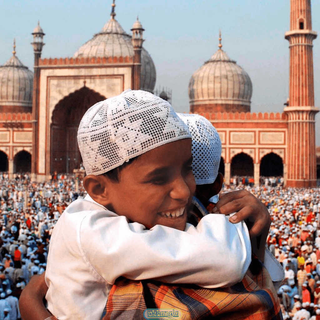ঈদের দিন জামাআতে দেখা সাক্ষাৎ