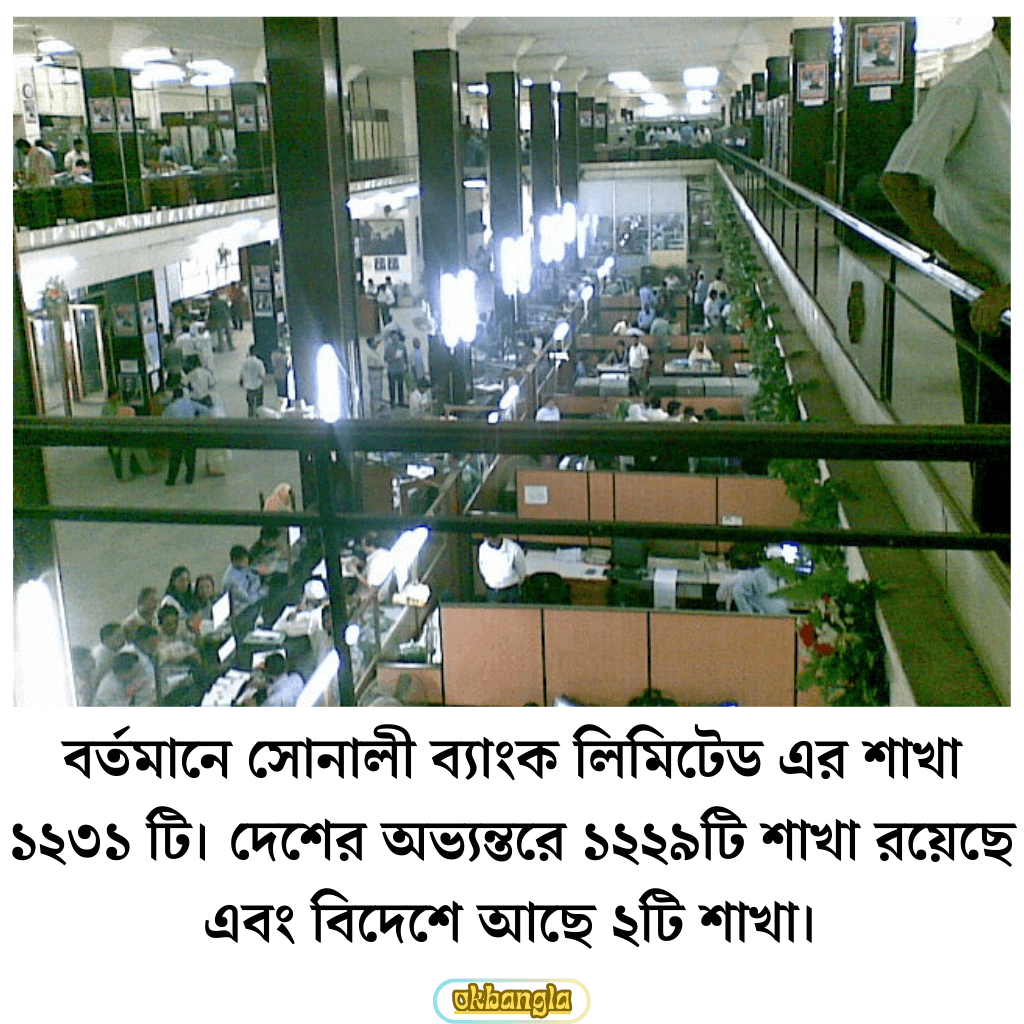 সোনালী ব্যাংক লিমিটেড এর শাখা