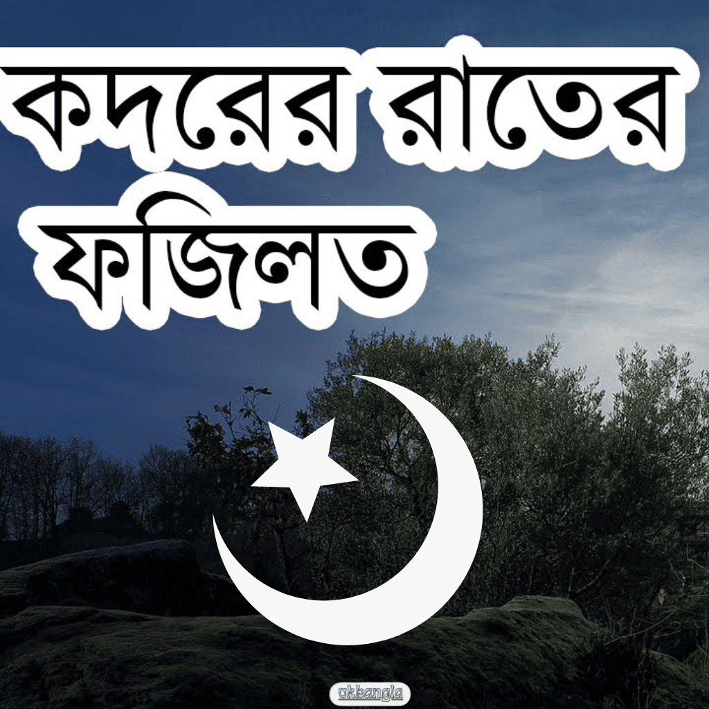 কদর রাতের ফজিলত 