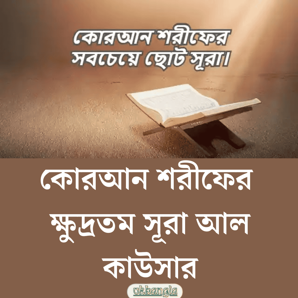 কোরআন শরীফের সবচেয়ে ছোট সূরার নাম কি? 