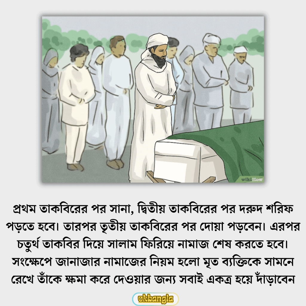 জানাজার নামাজ কিভাবে পড়তে হয়?