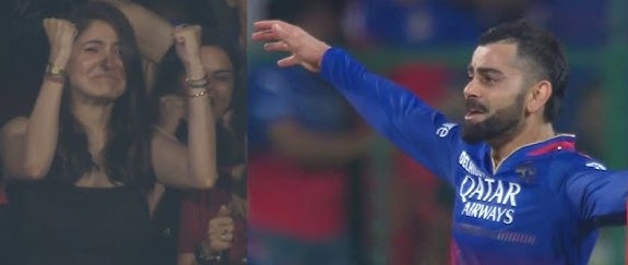 বিরাট কাঁদলেন, অনুষ্কা অবাক
