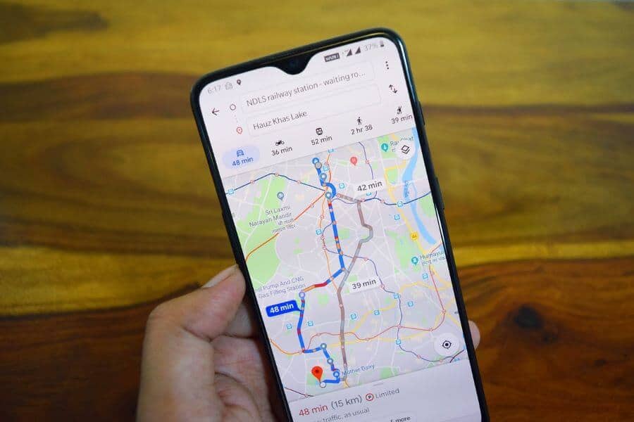 Mobile location map