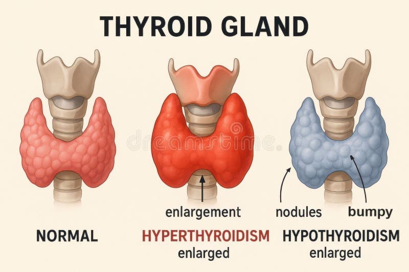 হাইপোথাইরয়েডিজম-হাইপারথাইরয়েডিজম